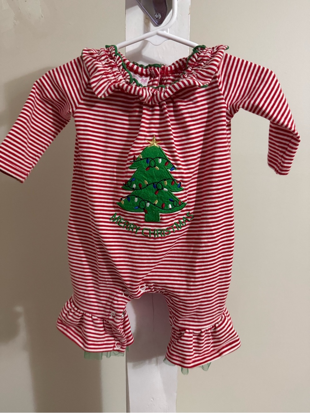 Bonnie Baby Christmas Romper